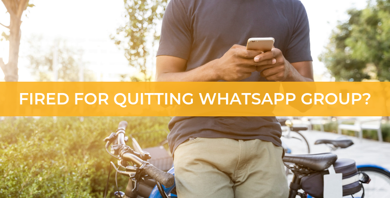 Quitting Company's WhatsApp Group: Can You Get Fired for That?