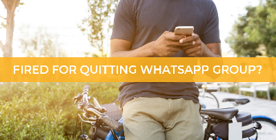 Cover image for Quitting Company's WhatsApp Group: Can You Get Fired for That?