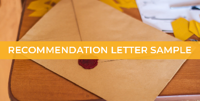 Cover image for Recommendation Letter: Guide and Sample