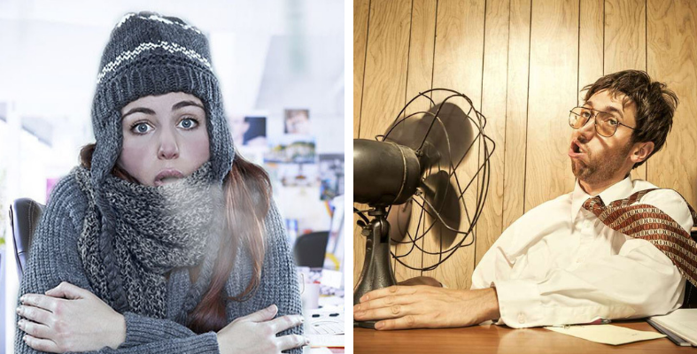 Cold Office Hurts Women's Productivity