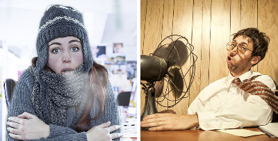 Cover image for Cold Office Hurts Women's Productivity
