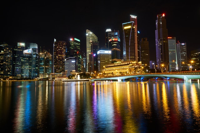 Singapore at night