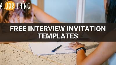 Cover image for Interview Invitation Guide with 7 Free Templates