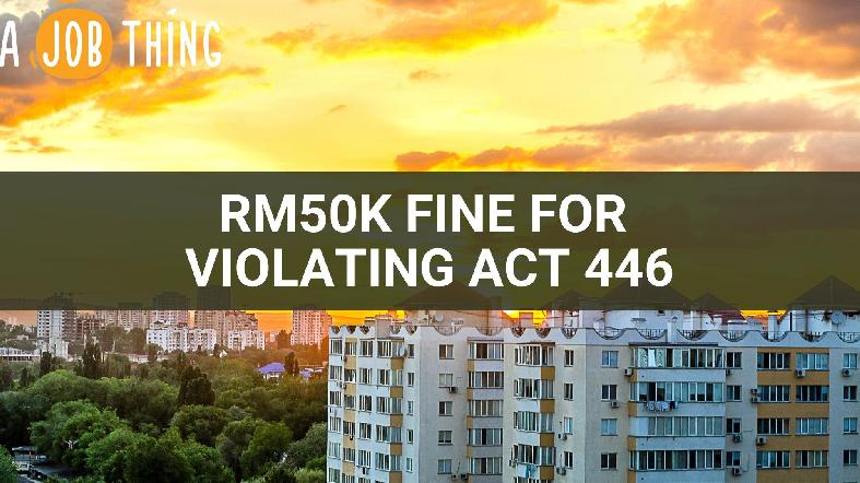 Employers Who Violate Act on Worker Housing Can Be Fined Up To RM50k