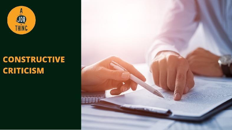 Management Guide: Giving Constructive Criticism
