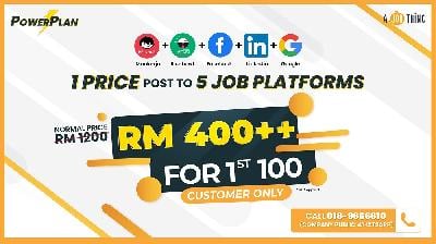 Cover image for Post Your Job Ad on 5 Platforms from as low as RM400++!