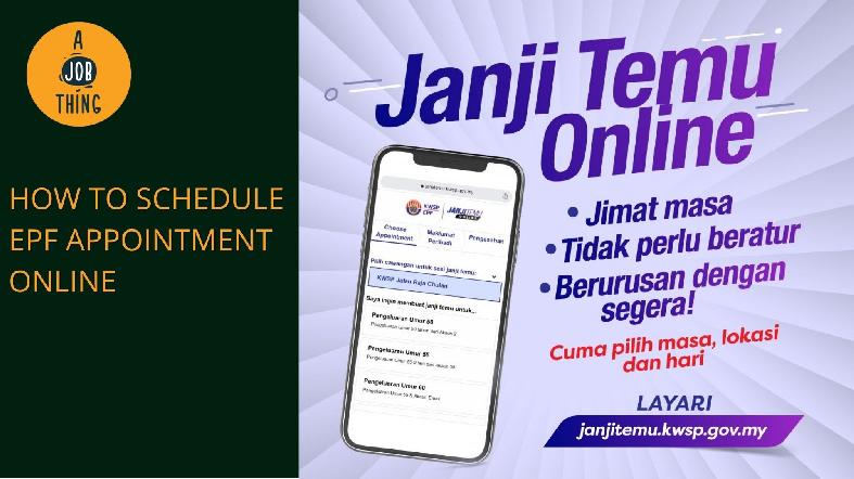How to Schedule an EPF Appointment via Janji Temu Online