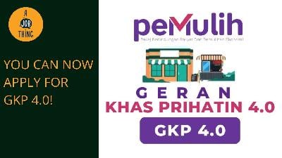 Cover image for You Can Now Apply For Geran Khas Prihatin 4.0 (GKP 4.0)