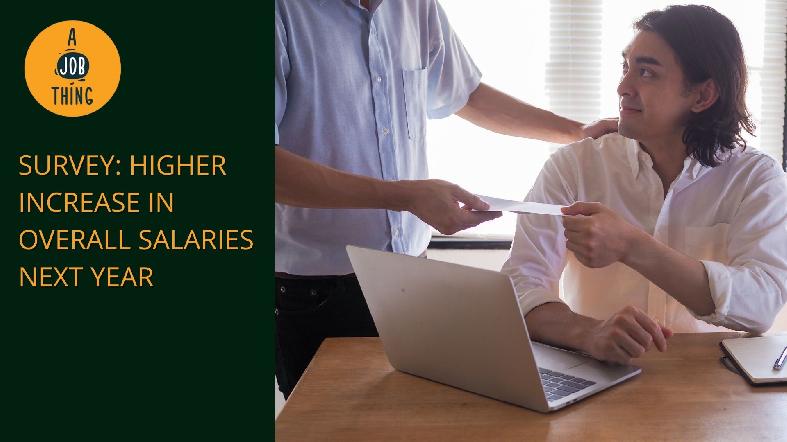 Survey: Median 4.5% Increase in Overall Salaries Next Year