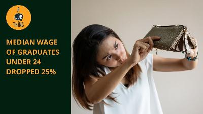 Cover image for Median Wage of Graduates Under 24 Dropped 25% In 2020