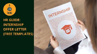 Cover image for HR Guide: Internship Offer Letter (Free Templates)