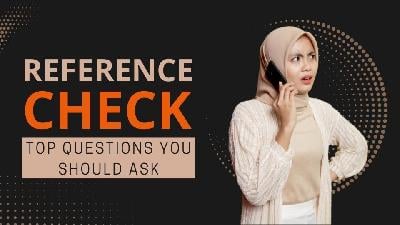 Cover image for Reference Check: Top Questions You Should Ask