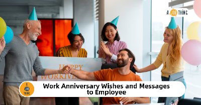 Cover image for Work Anniversary Wishes and Messages to Employee
